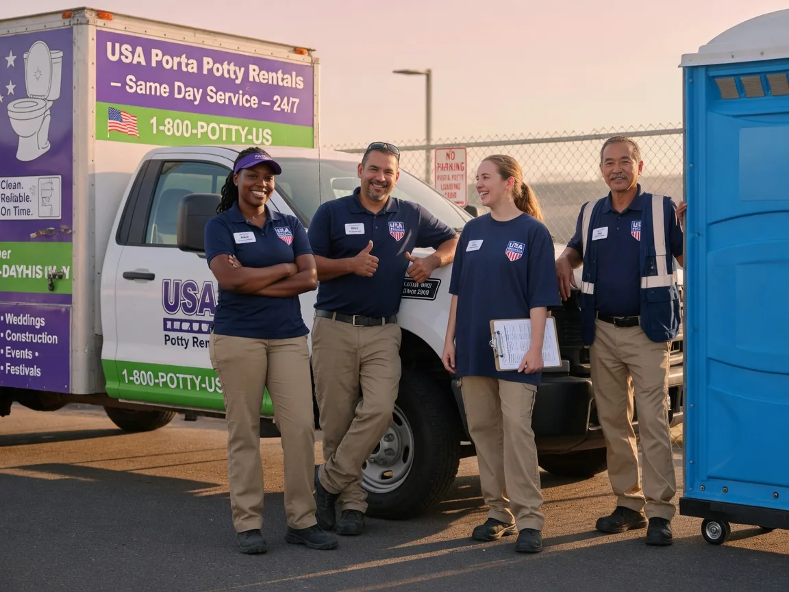 Porta Potty Rental company in Lindsey, OH